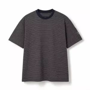 니들스 26SS SS Crew Neck Tee Cotton St.Jersey- NavyBeige SX446) 크루넥 반팔 티셔츠)