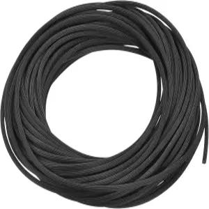 uxcell 스크린 스플라인 길이 12M/39.37피트 PVC 씰링 스트립 창문 리테이너 3mm OD 블랙
