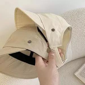 데일리 마크스걸이이 버킷햇 여름모자 아무 무지 햇빛