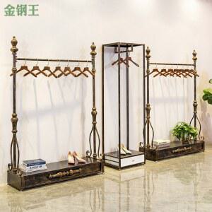 엔틱행거 옷걸이 행거선반 레트로 모던 스탠드