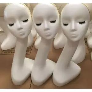 얼굴 모형 눈썹 측정 50 전시 제작 이음매 가발 위한 안경점 시험용 머리 반영구 1 신식 헤어블록 거치대