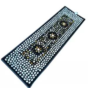 발지압 매트 온열 걷기 가열 50x55cm 부모님 조절기 원 색깔 탄소 40x50 마사지 자갈 컬러스톤스타일 노란 단구슬 50x55cm 탄소 원 가열 마사지 매트