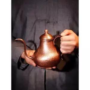 구리 핸드드립 주전자 커피포트 수공예 황동 앤틱 700ML 900ML 500ml 커피포트 500ml 900ml