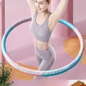 뱃살 훌라후프 지압 무거운 복부 홈트 웨이트 후프링 허리 운동기구 다이어트 여성용 헬스