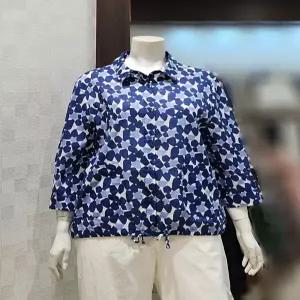 벨라디터치 V1F2BL45 블루 도형 쿨 셔츠 블라우스 P003811249 762896