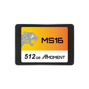 MMOMENT MS16 512GB 2.5인치 SATA III 솔리드 /S 호환 스테이트 SSD 읽기) PC 데스크톱과 내부 6GB 드라이브 550MB (최대