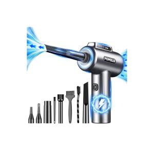 압축 공기 먼지떨이, 110000RPM 매우 강력한 및 가능, 송풍기, 조절 3단 충전식 야외 무선 자동차, 컴퓨터, 조명, LED 청소용 전기 가정 미니 속도 PS5, 키보드,