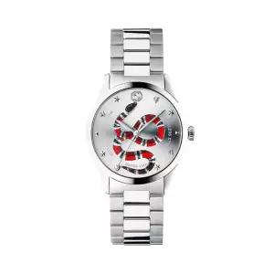 구찌 YA1264076 G타임리스 남성 메탈 쿼츠 38mm