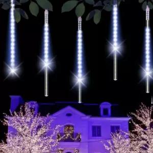 양면 LED스노우폴 60cm 흐르는 LED 우펄 풀흐르는조명 우바 스노우 트리장식 전구 용전구 크리스마스