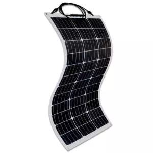 유연한 솔라패널 100W 플렉시블 발전기 태양전지 캠핑카 자동차 집열판 모듈