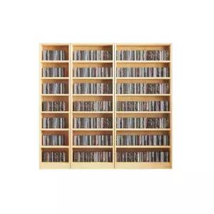 원목 수납랙 CD 다용도 캐비닛 다층 DVD 게임 음반 진열장 정리함