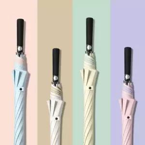 파스텔 골프 8K 컬러암막 대형 자동 장우산(UPF50+) 플랜비원