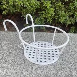 [콩심팥심]베란다 화분 걸이 진열대 흰색 22x18cm