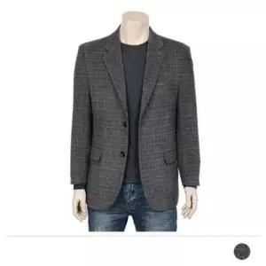 정장자켓 레츠 울 체크 콤비자켓