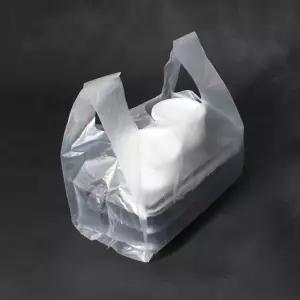팩투유 좋은봉투 중 투명 1000매 손잡이 비닐 배달음식포장 봉지 일회용
