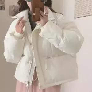 숏패딩여성 여성 겨울 경량 패딩 점퍼 카라 단추 포켓 보온 숏패딩
