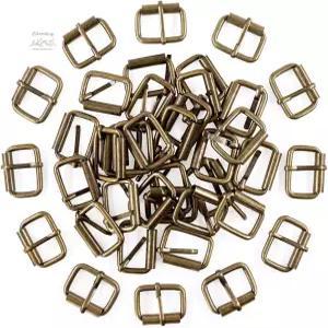 Swpeet 60Pcs 1인치/25mm 헤비 듀티 금속 링 버클 웨빙 벨트