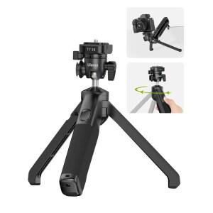 ULANZI TT38 카메라용 미니 삼각대 원클릭 오픈 테이블탑 카메라 소형 휴대용 스탠드 UKA F38 퀵 릴리스 DJI OSMO 포켓 3 / 360 INSTA360 X5 XTRA 소니와 호환되는 여행용