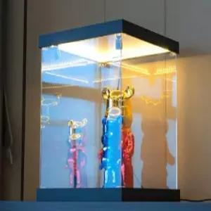 대형 LED 피규어 아크릴상자 투명 보관 조명 장식장 진열장