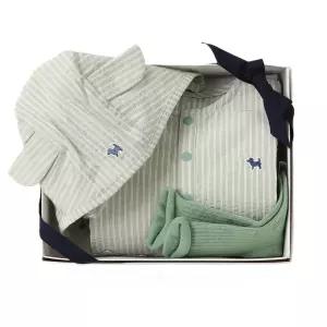 블루독 BLUEDOG GN 스타포켓바디수트+양말 선물세트 46370-040-05 +45A70-011-11 출산백일돌선물 46370-040