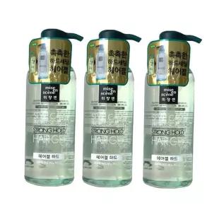 스타일케어 미쟝센 스트롱 홀드 헤어젤 하드 숏커트용 500ml 3개