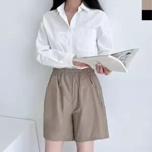 여성 편한 프렌치 린넨밴딩 시원한 여름 쿨 반바지 여행반바지 여성쿨반바지 (WF2E284)