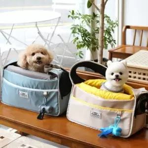 소형펫 애견카페 동반용 이동가방 크로스백 Y44534