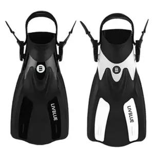 리브블루 레저용 스노클링용 숏핀 오리발 A1435 운동 50543962)