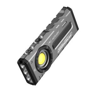 HOTLIGH ZF8313 충전식 손전등, 마그네틱 EDC 손전등 충전식, 2000루멘 LED 야외용 RGB 및 UV 조명원, 자동차 수리, 아버지의 날 아빠 선물