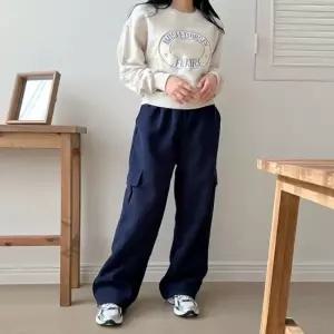 셀럽하우스 여성 Y2K 골덴 스트링 카고팬츠 허리밴딩 골덴바지