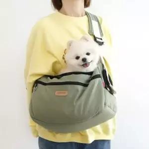 댕댕이 간편외출 이동용 이동가방 크로스백 Y44402 50564757)