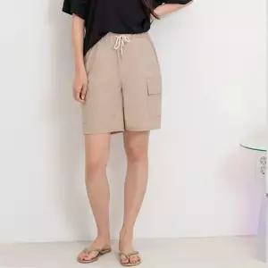 셀럽하우스 밴딩 카고바지 여름 밴딩바지 포켓팬츠 반바지