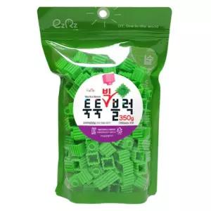 이지툭툭 빅블럭 350g 리필_연두 장난감 블록 만들기 조립 취미 용품 어린이 조립용 미니