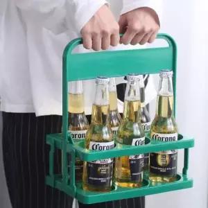 캠핑트레일러카라반 캠핑트레이 맥주꽂이 접이식 맥주 6구 음료캐리어