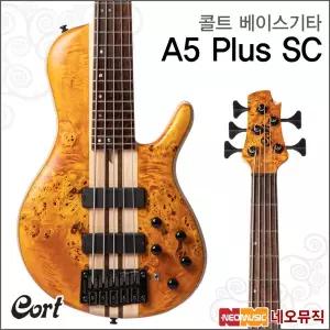 콜트 A5 Plus SC/AOP 베이스기타 / Cort 일렉베이스 5현