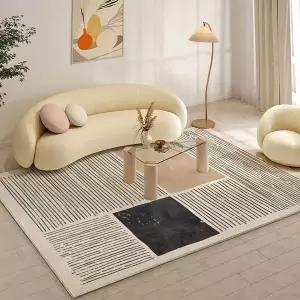 스퀘어 러그 스케치 B 230x160cm 거실카페트 장모러그 겨울러그 WFLVUK9