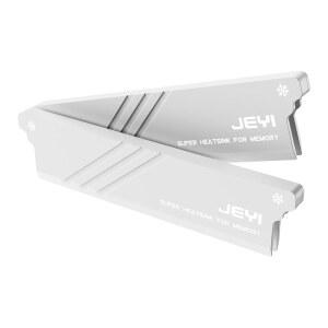 JEYI RAM 방열판 쿨러, 열 패드 DDR3 포함, 화이트 DDR5용, DDR4 2팩