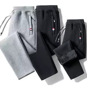 [RIZPICK]남성 겨울 기모안감 허리밴딩 데일리 활동편한 팬츠 겨울니트바지