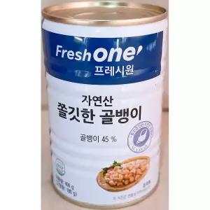 쫄깃한 골뱅이캔 자연산 골뱅이통조림 400g