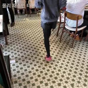 세라믹 바닥타일 정사각 매장 레트로 주방