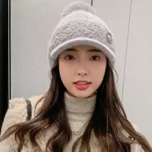 비니 방울털모자 겨울 챙비니 양털 캐주얼모자