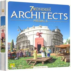 Asmodee 7 Wonders Architects 메달 확장판 - 새로운 불가사의, 및 전략이 기다리고 있습니다, 어린이 성인