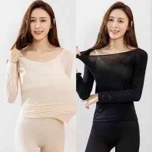 여성 기모 슬림 베이직 내복