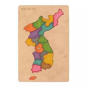 모또 나무 입체퍼즐 교구 우리나라 지도