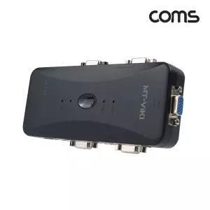 VGA USB KVM 스위치 선택기 4:1 4포트 PC 4대주변장치연결 출력 4대 네트워크 모니터관리 손쉬운 다용도