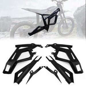 탈라리아 스팅용 YIBEICO 바디 프레임 보호 커버 MX3 MX4 MX5 EVO /EXPE 케이스, 가드 스티커, 탈라리아용 E-Bike 액세서리(샤이니 블랙)