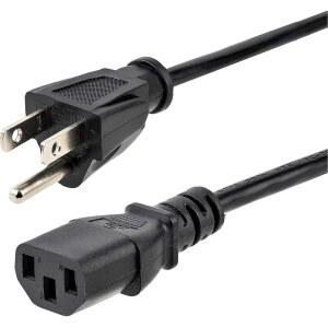 StarTech.com 10피트(3m) 컴퓨터 전원 코드, NEMA 5-15P에서 C13까지, 10A 125V, 18AWG, 검은색 교체 AC 프린터, PC 공급 케이블, 모니터 케이블 - UL 목록(PXT101 10)