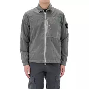 스톤아일랜드 26SS 와펜 패치 나일론 메탈 집업 셔츠 자켓 L1S151200038 S0019 V00611335577