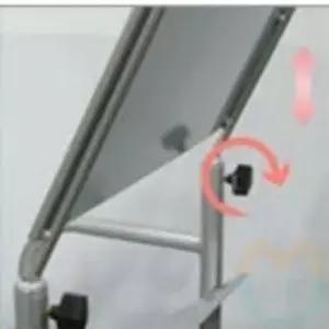 리플렛 거치대 A4 4단 전단지꽂이 카다로그꽂이 리플렛거치대 홍보물진열대 매거진랙