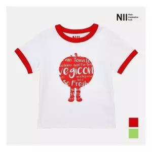 [NII] 아동 Vegicon 싱글 라운드티셔츠_NNKARWM3551 3440133